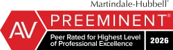 Martindale AV rating Lifetime | Eric Pines
