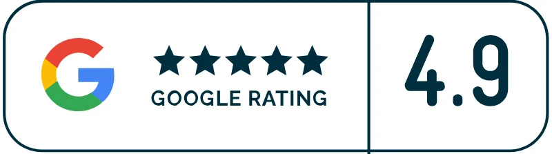 Google Reviews - 4.9 Rating