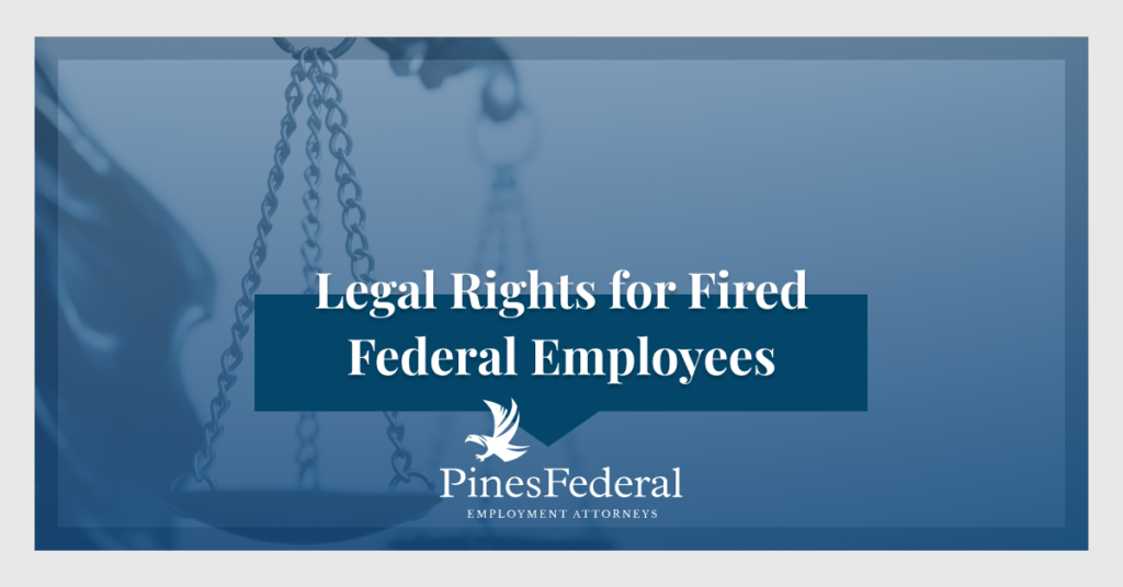 Your legal rights if you get fired from a federal job