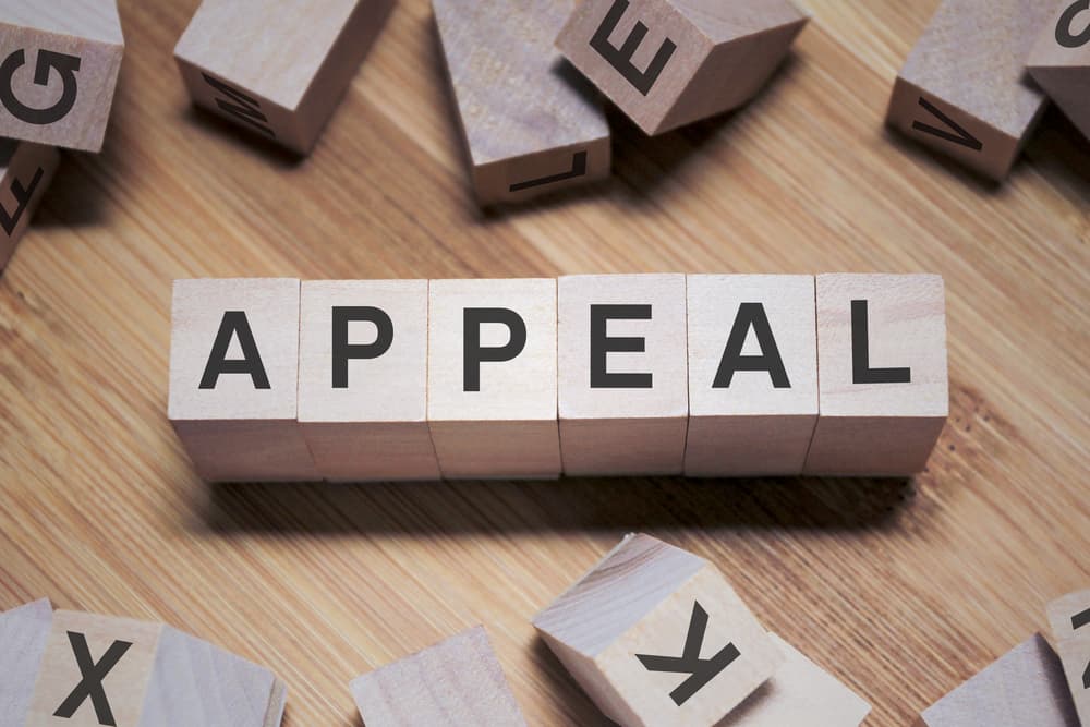 Appeal Word Written In Wooden Cube